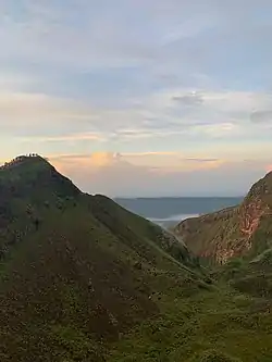 View of Mount Batur in Bali, Indonesia