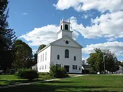 Baptist Church at the village center