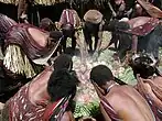 Christmas in Papua is marked with Barapen (grilling stone)