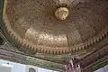 The domed ceiling of the mosaic hall