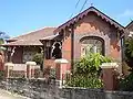 Federation cottage with Art Nouveau influence, East street