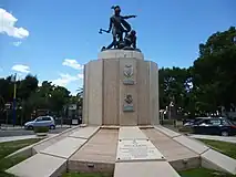 Monument in Barletta, which commemorates the challenge of the same name.