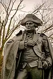 Baron von Steuben (1915), J. Otto Schweizer, sculptor, Valley Forge National Historical Park, Pennsylvania. Replica of a statue in Utica, New York.