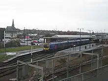 The station viewed from Abbey Road, photographed in 2010.