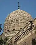 Stone dome with carved geometric pattern (Mausoleum of Sultan Barsbay, circa 1432)