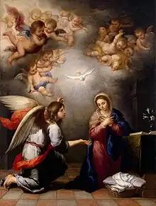 Annunciation by Murillo, 1655