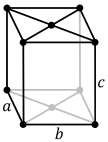 Base-centered orthorhombic crystal structure for gallium