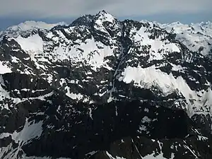 Bashful Peak, the tallest mountain in western Chugach State Park