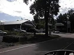 The general store at the intersection of Orkney Springs Road and road to Bryce Resort serves the wider valley which Basye and Orkney Springs reside as the only significant store and gas station in the area.