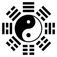 Bagua: Modern Taijitu with I Ching trigrams