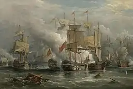 The Battle of Cape Saint Vincent, Richard Brydges Beechey, 1881