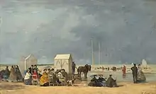 Deauville, by Eugène Boudin.