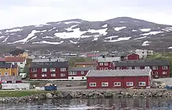 View of Båtsfjord village