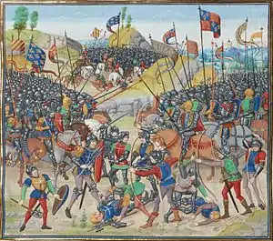 Battle of Auray 1364, "Chroniques"