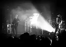 The English gothic rock band Bauhaus performing in 2006