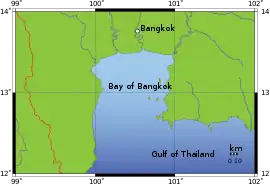 UTP/VTBU is located in Bay of Bangkok