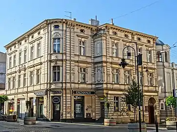 View of the tenement from the street