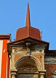 Detail of the steeple