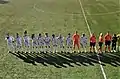 Beşiktaş J.K. women's team in the 2019–20 First League season's home match against Kocaeli Bayan FK.