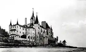 View from northeast, as seen from the beach, in 1920