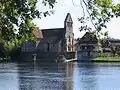 Chapelle des pénitents on the bank of the Dordogne river.