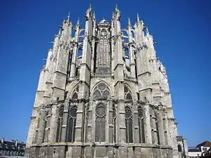 The apse, from the east