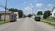 Looking west on Beaver Pike (Main Street) in Beaver.