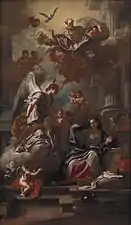 The Annunciation, by Francesco Solimena (unknown date)