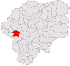 Location in Bistrița-Năsăud County