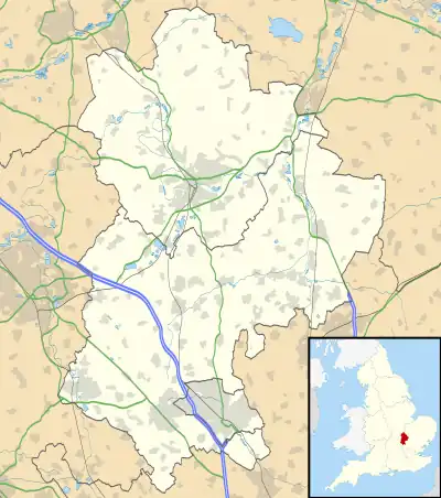 LTN/EGGW is located in Bedfordshire