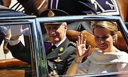 King Philippe of Belgium and Queen Mathilde of Belgium