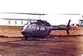 Bell CH-136 Kiowa of 408 Tactical Helicopter Squadron Camp Wainwright 1984