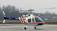 Bell 206 training helicopter