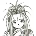 Belldandy from "The Goddesses' Big Crisis", 1991