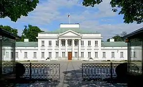 Belvedere Palace in Warsaw by Jakub Kubicki, (1819–22)