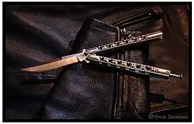 Benchmade Model 42 butterfly knife