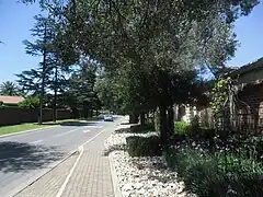 Sidewalk in Benoni, South Africa