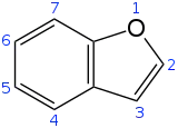 Skeletal formula with numbering convention