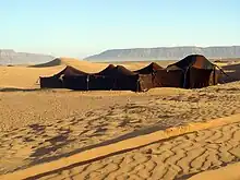 A Berber tent near Zagora, Morocco