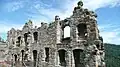 Castle ruins on mount Oybin