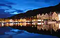 Bryggen by night