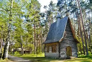 Russian Orthodox church from the Rogovka village, Latgale