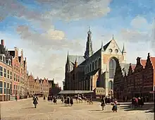 The Great Market in Haarlem, 1696, by Gerrit Berckheyde.