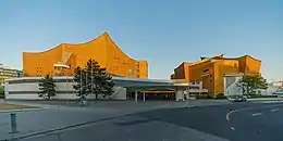 Chamber music hall (right) and Philharmonie in Berlin