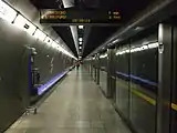 Eastbound platform looking west