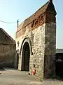 The gate to the medieval château