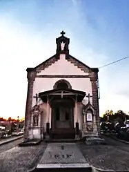 The cemetery chapel in Berthelming