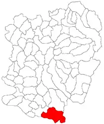 Location in Caraș-Severin County