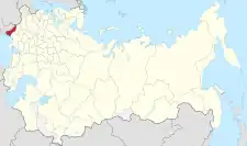 Location in the Russian Empire