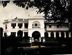 Bhakti Vilas, traditionally the secondary official residence of the Diwans of Travancore, used by Sir C.P. for ministerial purposes.